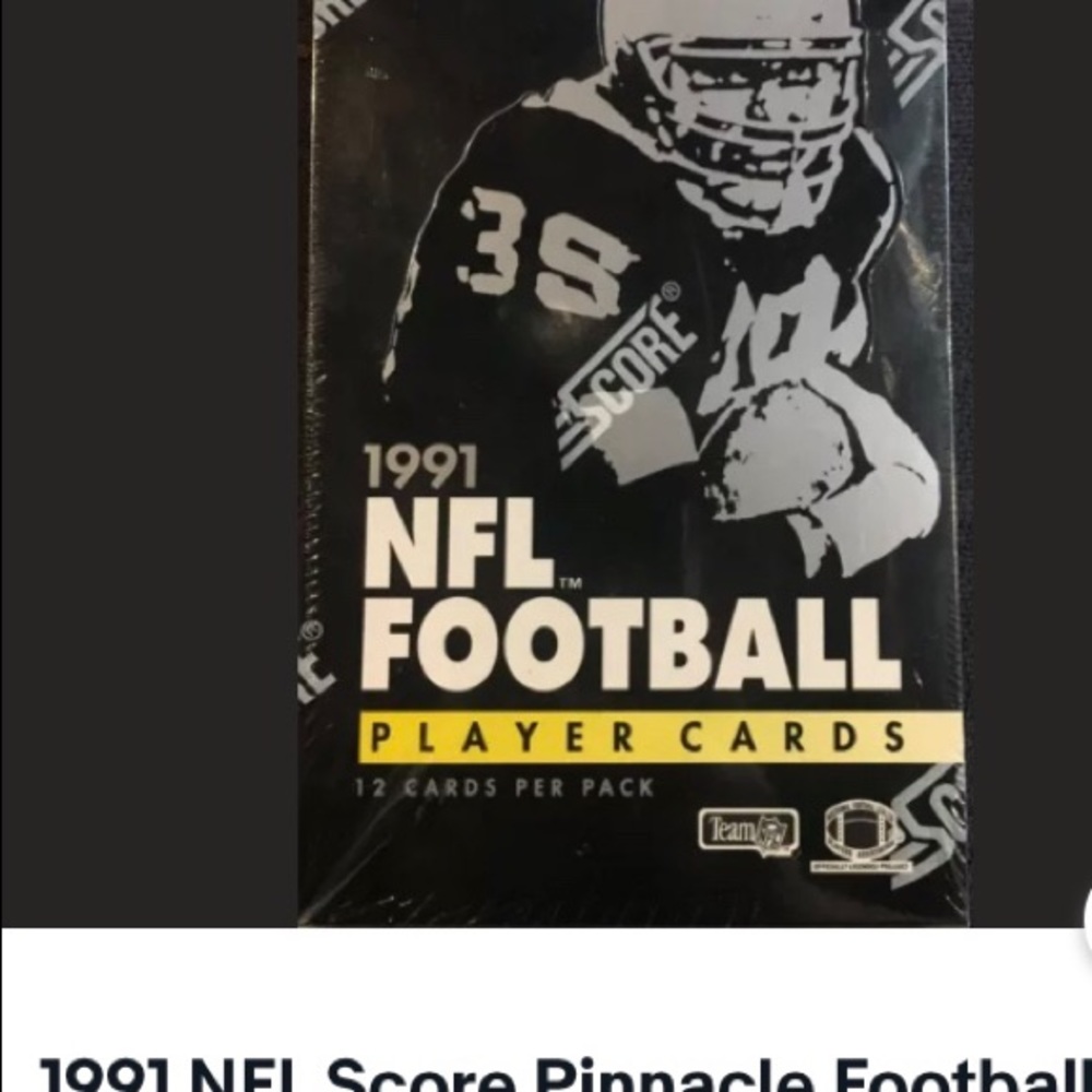 Score Pinnacle 1991 football packs